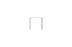 27" Laundry Stacking Kit - Chrome